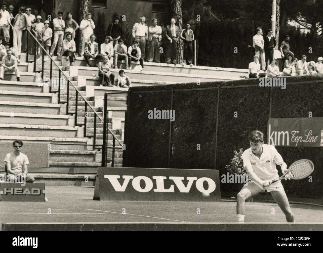 Italian tennis player Paolo Canè, 1980s Stock Photo Alamy