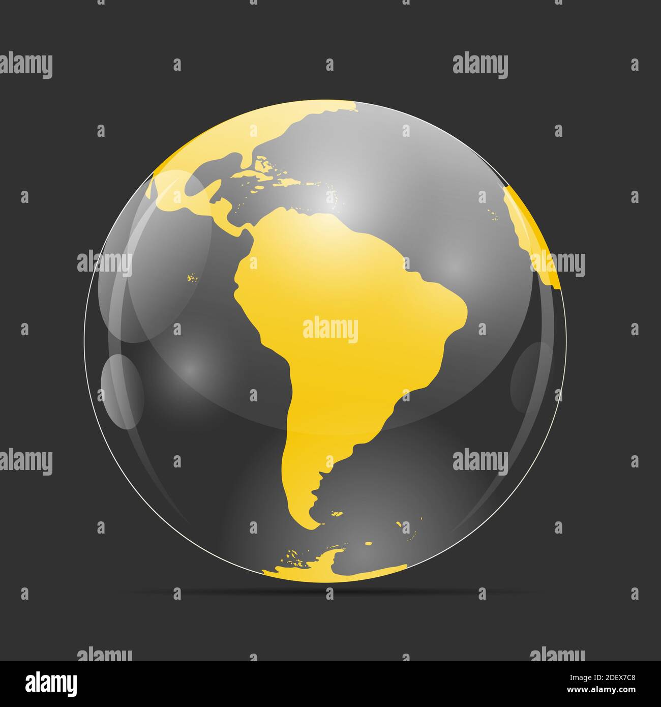 Globe Icon Illustration Stock Photo - Alamy