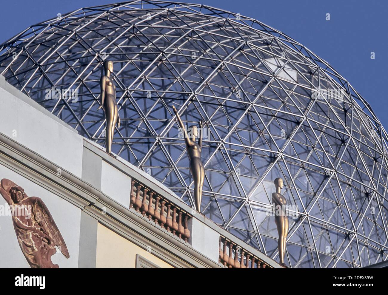 Dalí Theater-Museum in Figueres, homage to the painter Salvador Dalí, artist of surrealism, Girona province, Catalonia, Spain, Europe Stock Photo