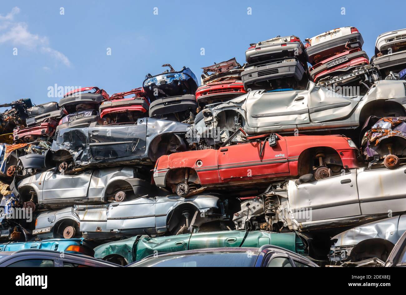 stacked-vehicles-wrecks-hi-res-stock-photography-and-images-alamy