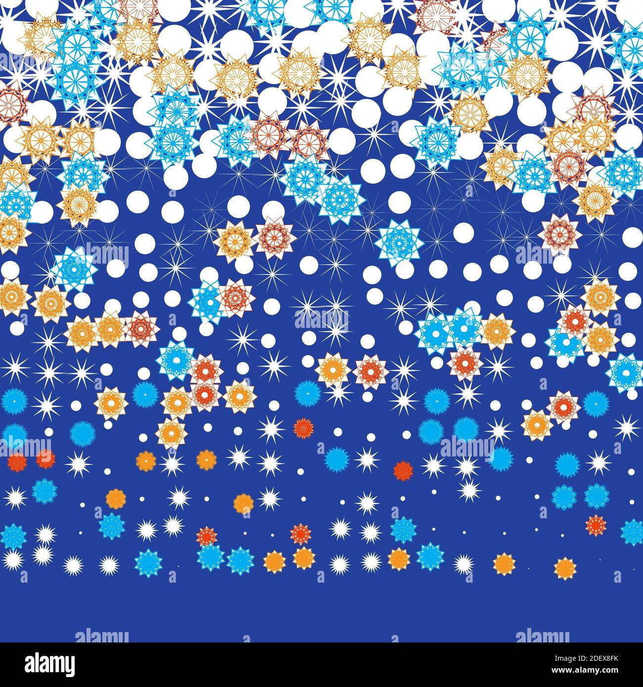 christmas background with snowflakes Stock Photo - Alamy