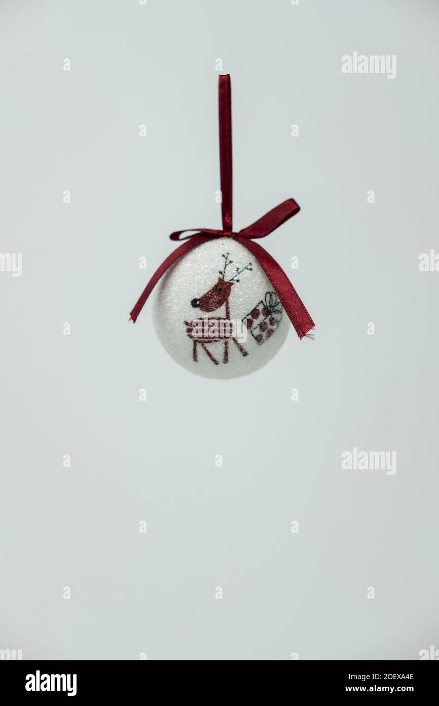 christmas tree decorations close up Stock Photo - Alamy