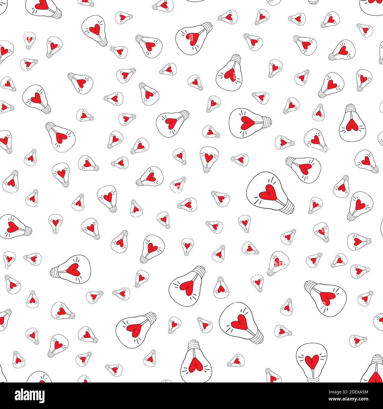 Background with hearts for valentine time. Seamless pattern Stock Vector