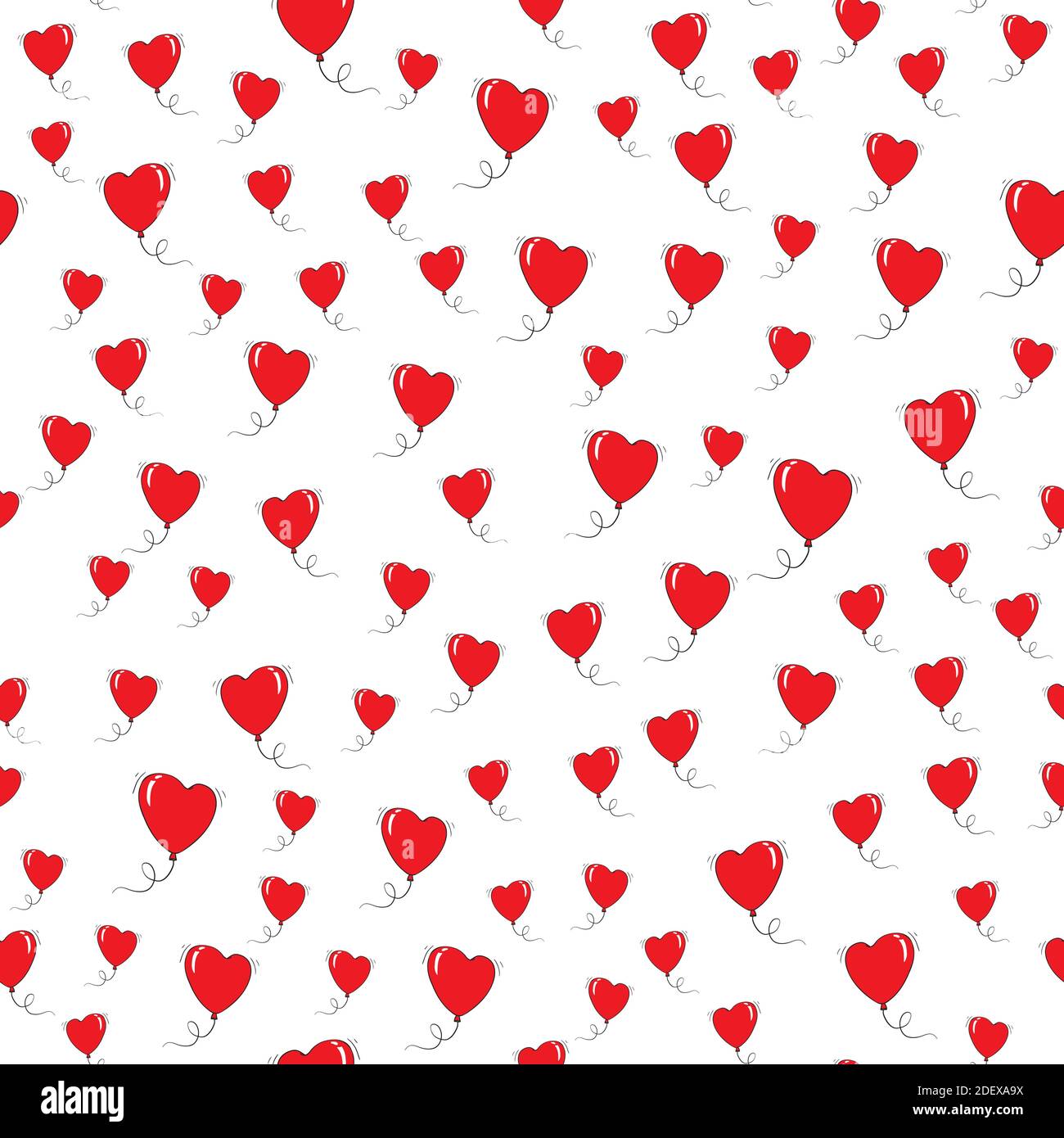 Background with hearts for valentine time. Seamless pattern Stock Vector