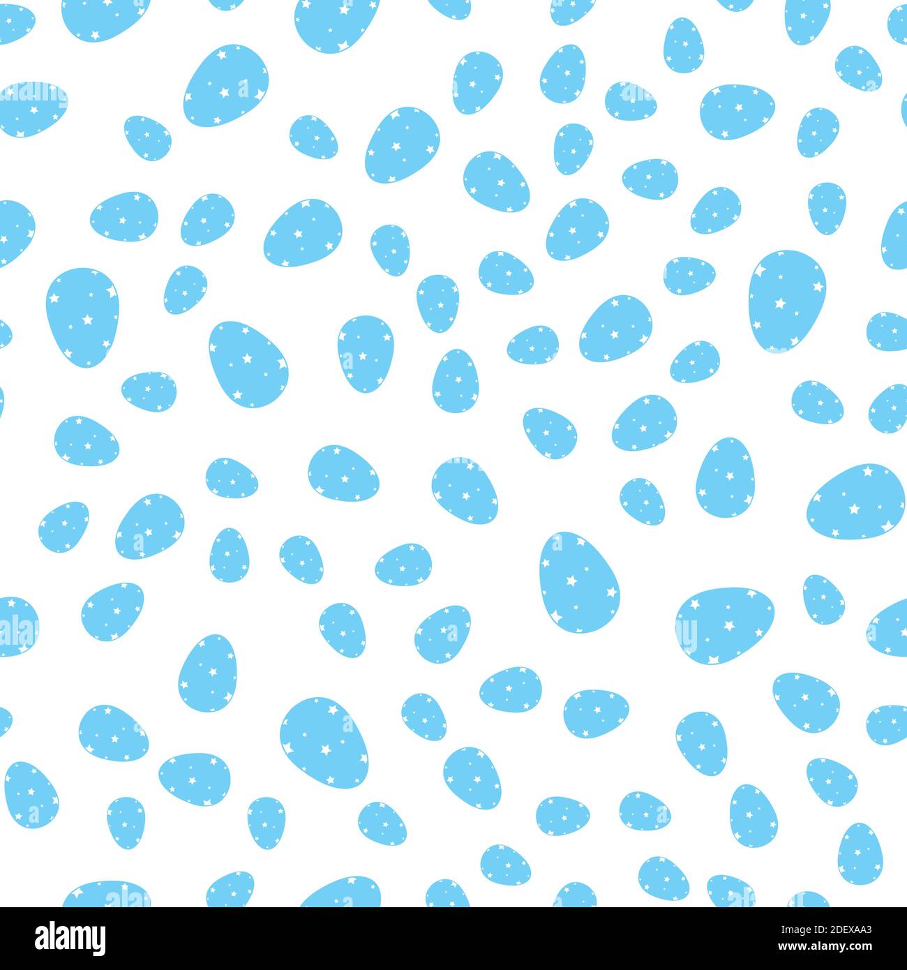 Fun Graphic Easter Egg Pattern Stock Vector