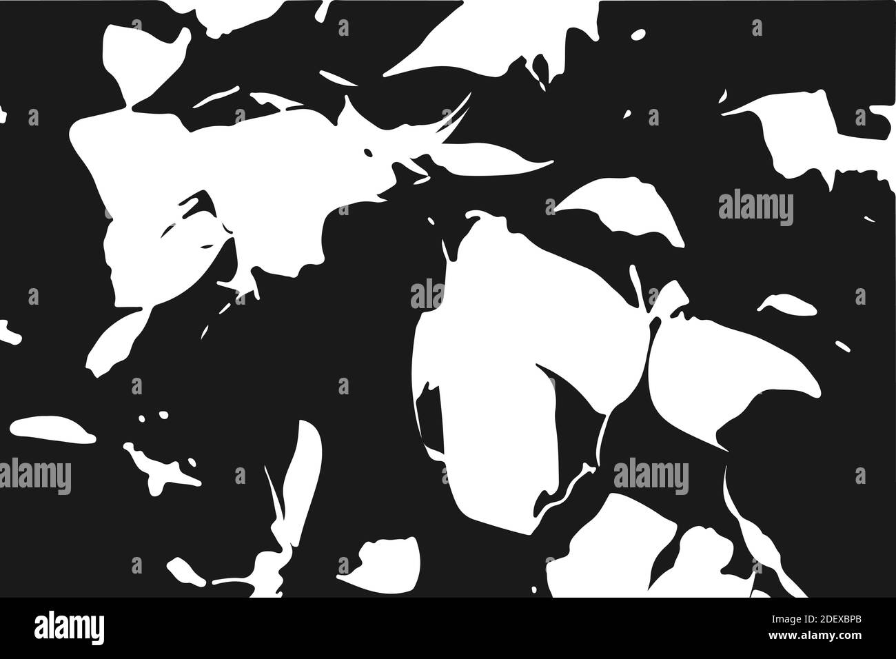 A monochrome abstract image drawn by hand.  Stock Vector