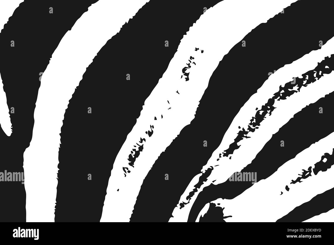 Chaotic abstract black and white grunge background Stock Vector