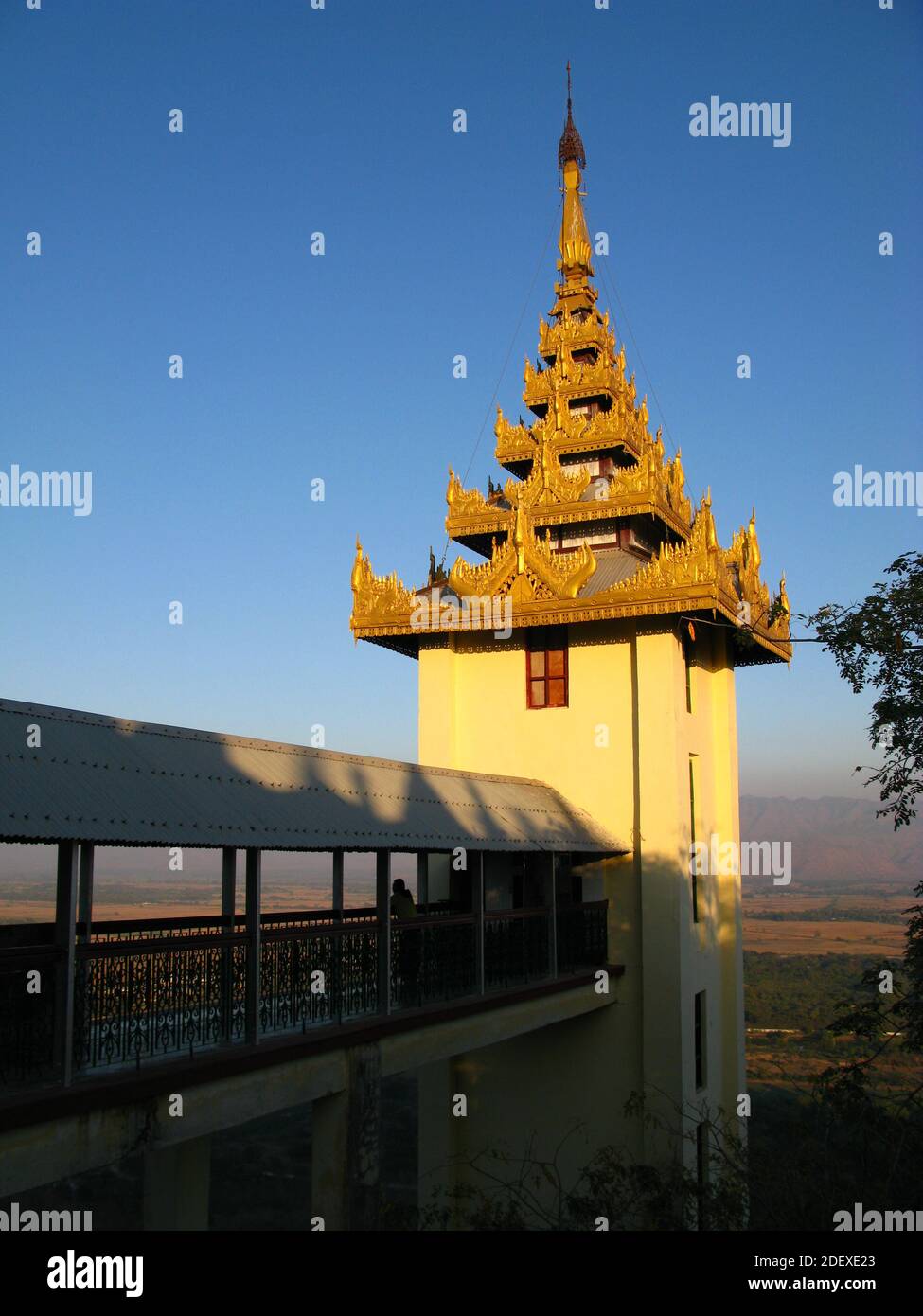 Su Taung Pyi Pagoda, the vintage temple in Mandalay, Myanmar Stock Photo