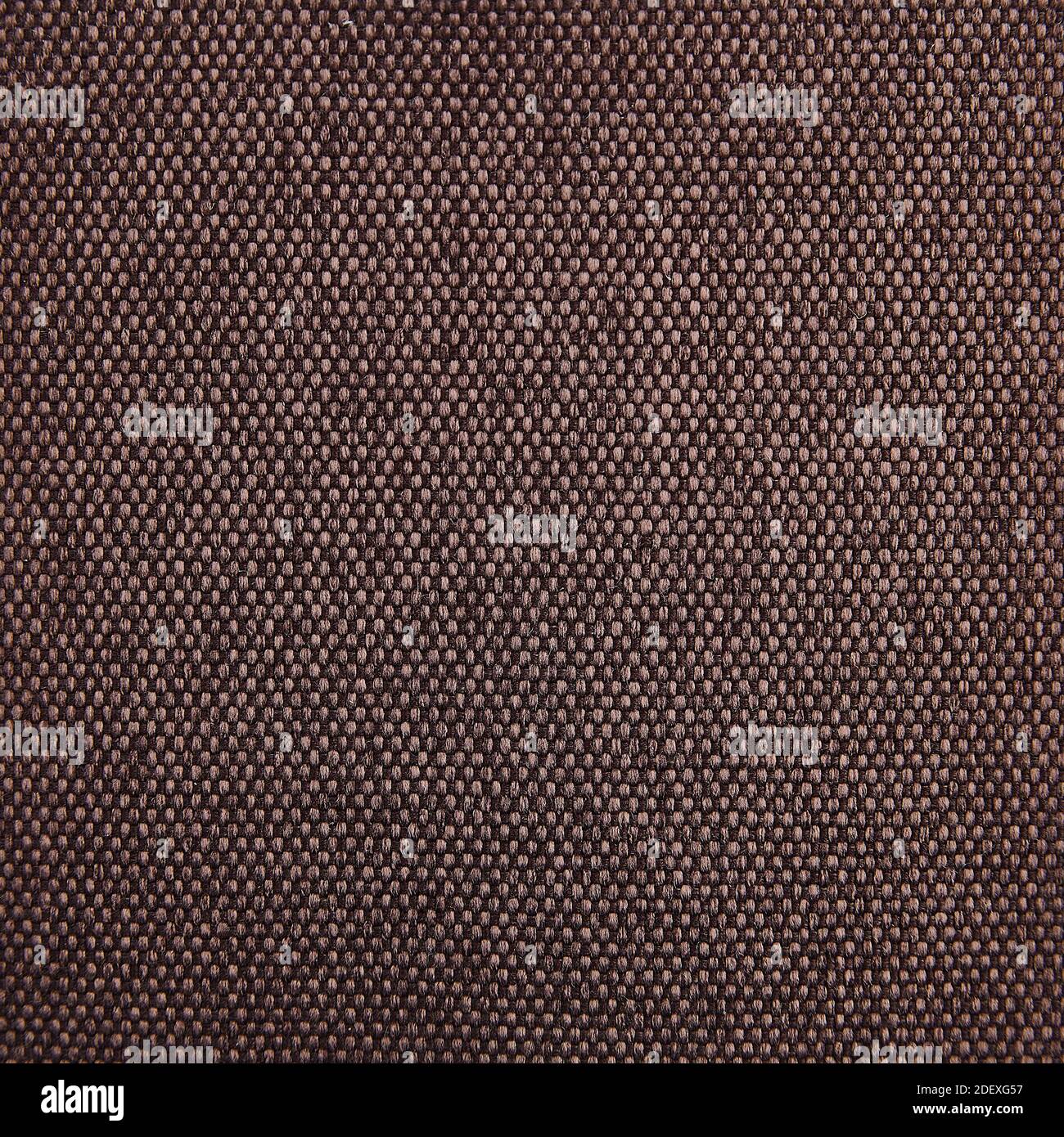 Fabric texture dark brown color for background or design Stock Photo