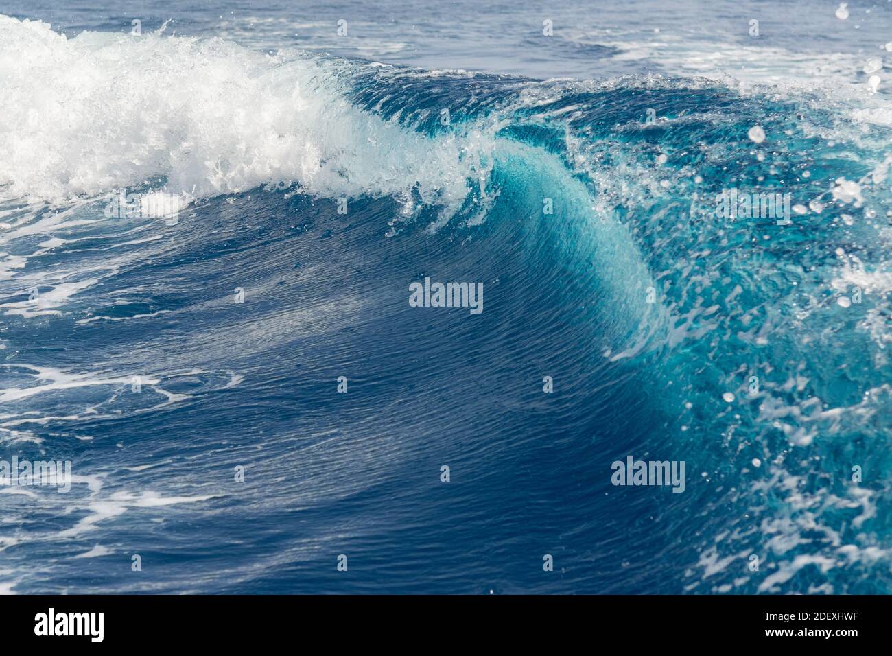 Wave sea ocean background Stock Photo