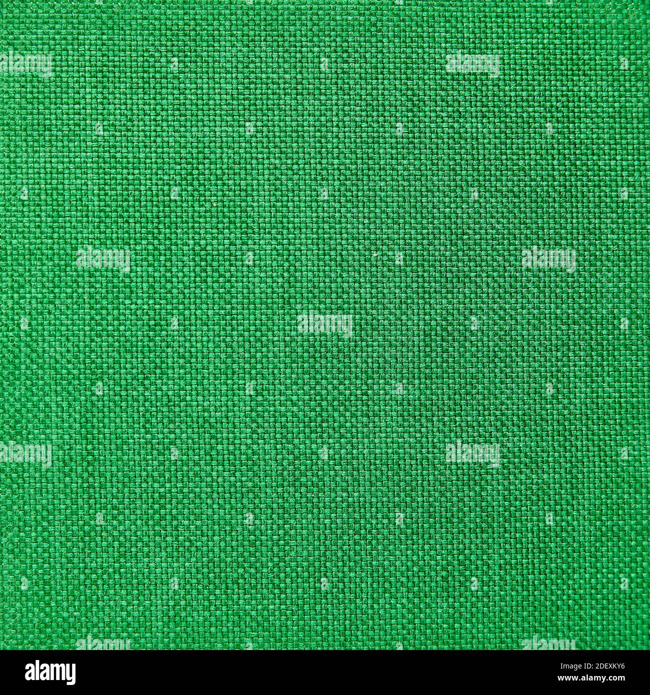 Fabric texture green color for background or design Stock Photo