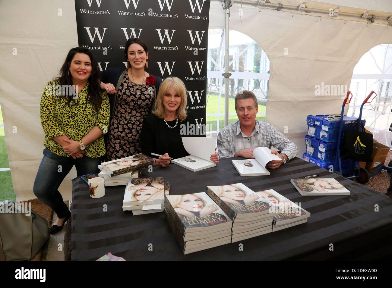 Joanna Lumley OBE at the Boswell Book Festival Dumfries House, East