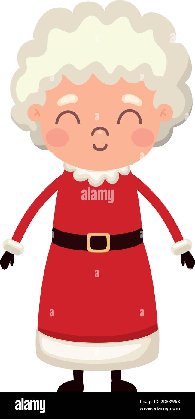 Mrs claus illustration hi-res stock photography and images - Alamy