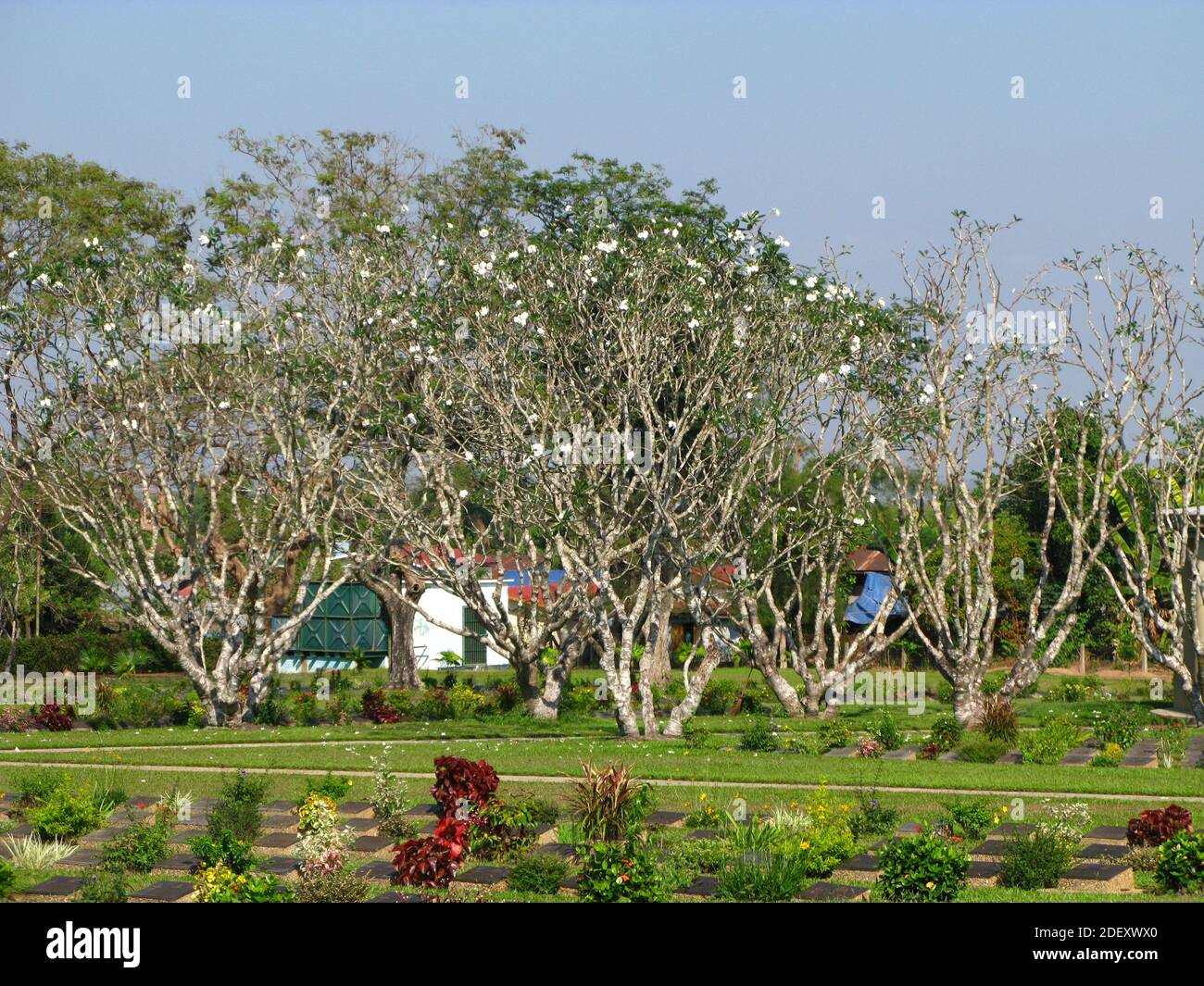 The Taukkyan Cemetery in Bago city, Myanmar Stock Photo