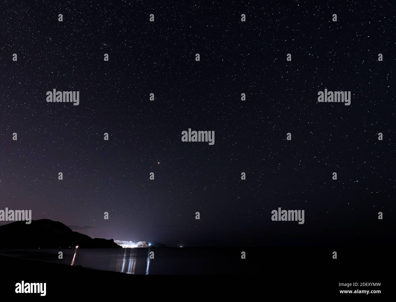 Starry sky over forest hi-res stock photography and images - Alamy