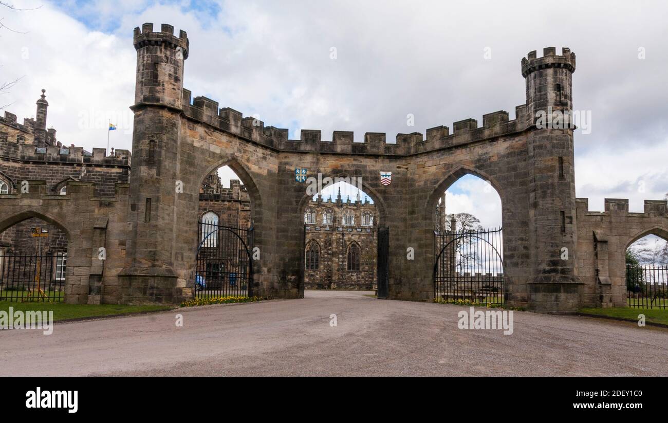 The entrance to Auckland Auckland,Co.Durham,England,UK