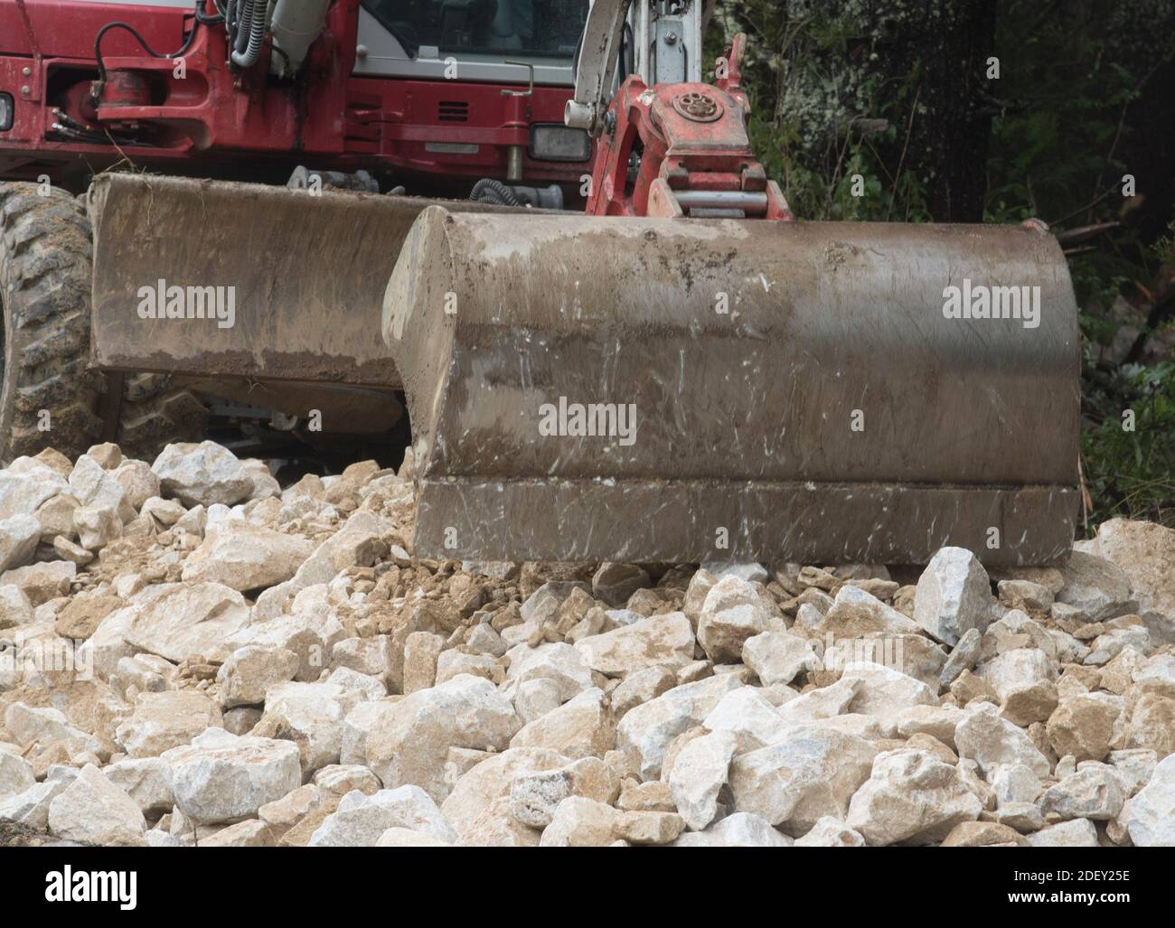 ground leveling and flattening in road construction and traffic