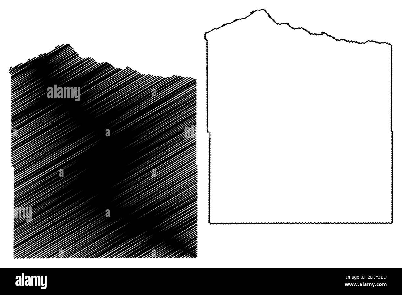 Map of oneill Black and White Stock Photos & Images - Alamy
