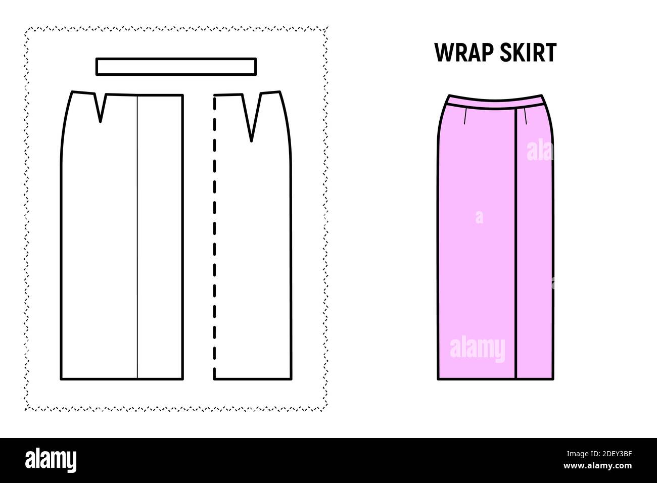 Midi wrap skirt clearance diy