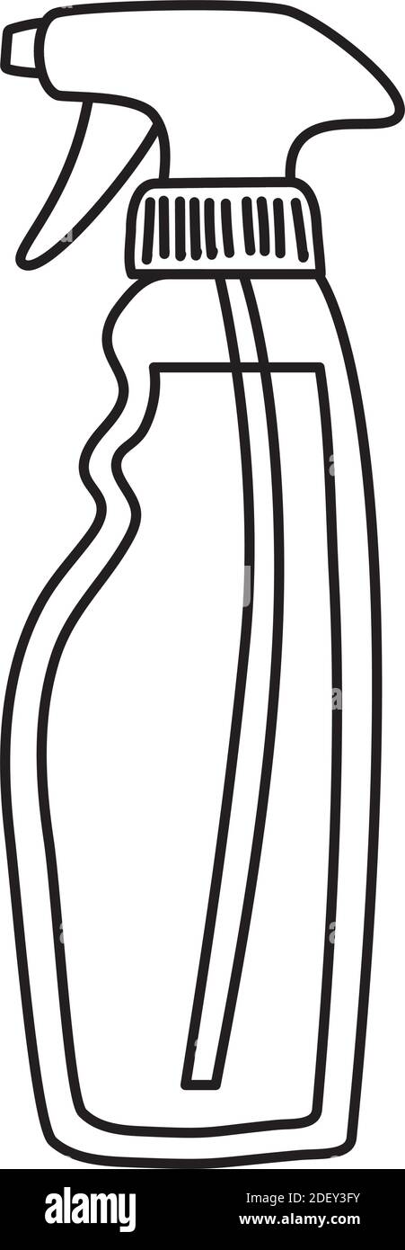 Body sprayer icon outline Stock Vector Images - Alamy