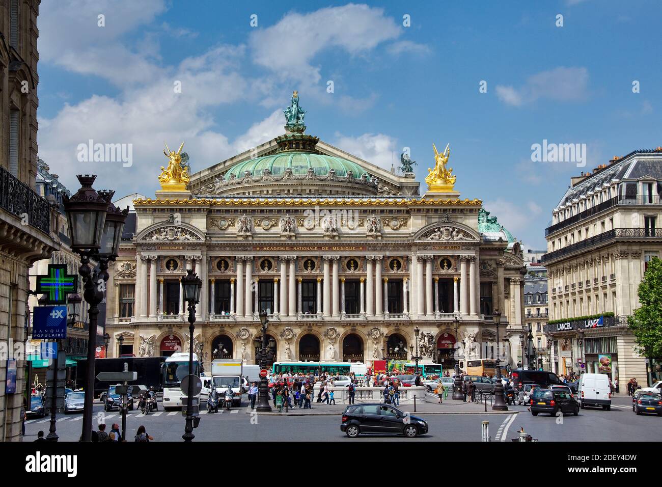 Palais Garnier, The Paris Opera, 9th Arrondissement, Paris, Ile-de-France, France Stock Photo