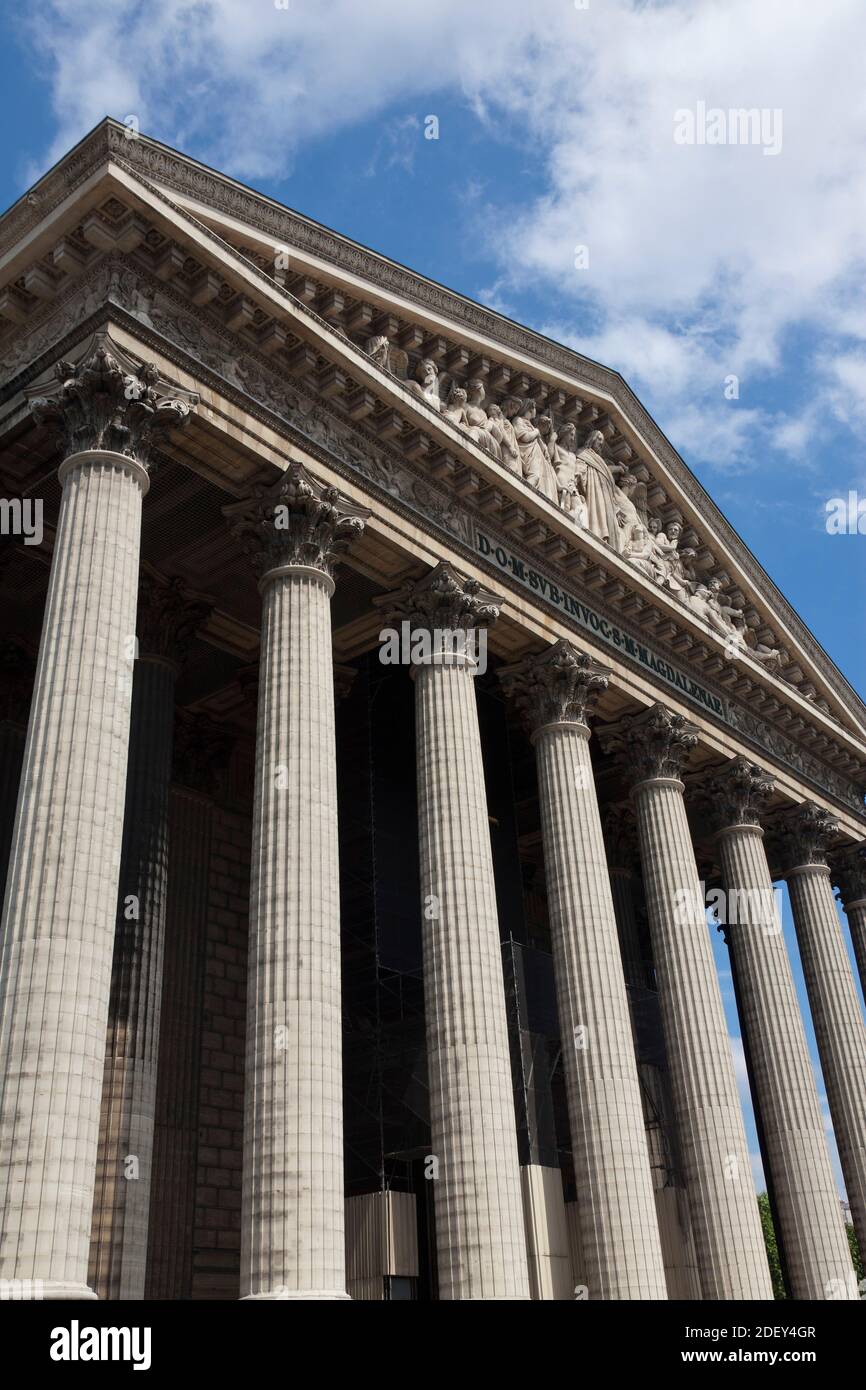 Eglise de la Madeleine, 8th Arrondissement, Paris, Ile-de-France, France Stock Photo