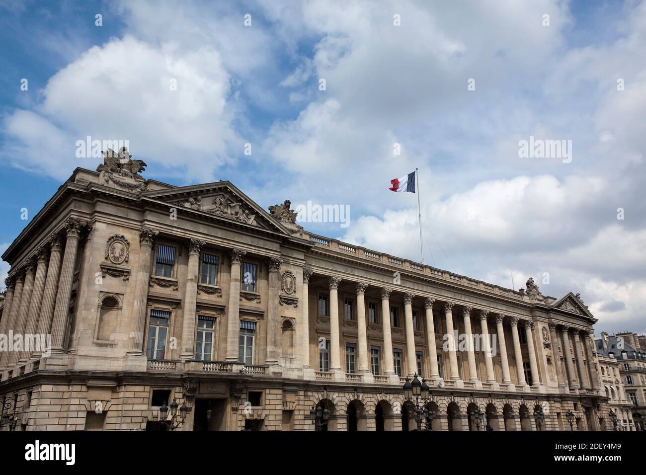 Hotel de la Marine, Place de la Concorde, 8th Arrondissement, Paris, Ile-de-France, France Stock Photo