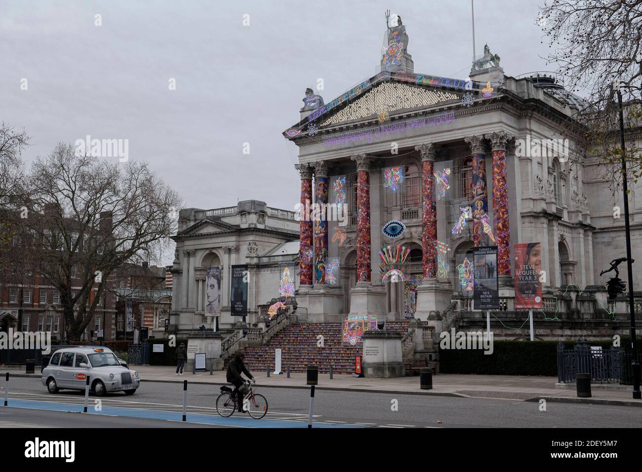 London, England - 02-12-2020. Remembering A Brave New World. A Tate Britain 2020 winter commission by Chila Kumari Singh Burman. (Photo by Sam Mellish Stock Photo
