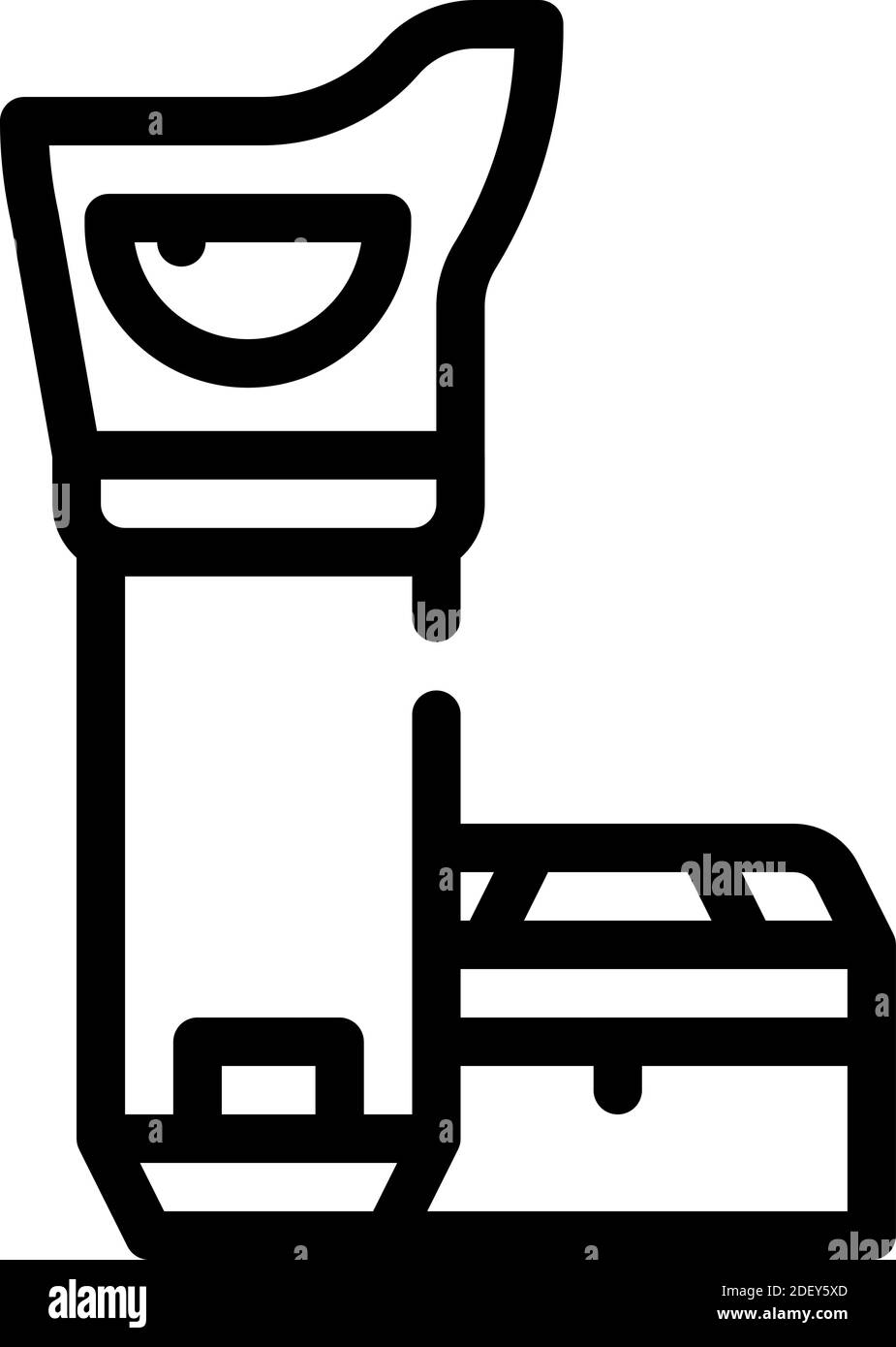 locator device line icon vector illustration black Stock Vector Image