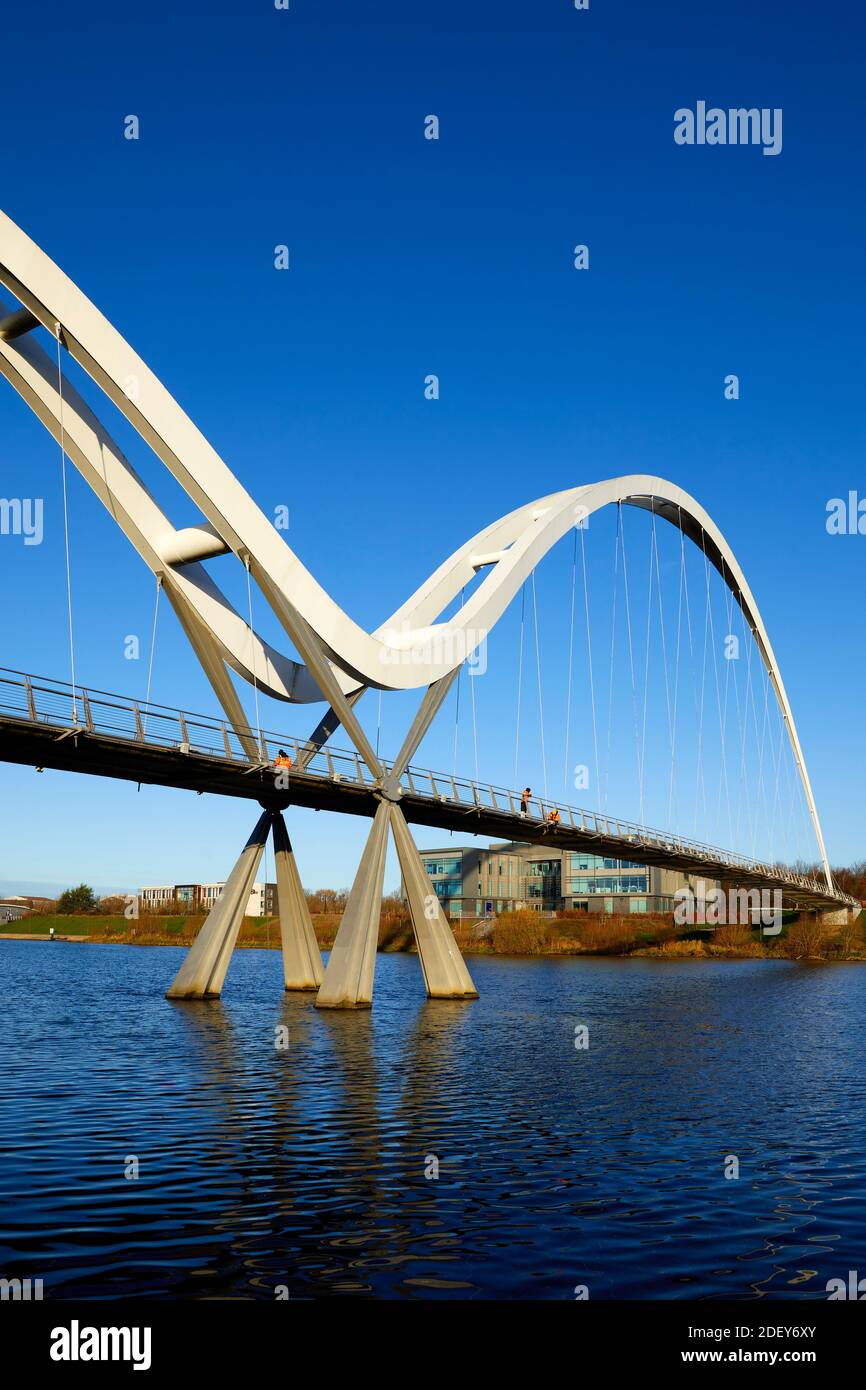 Infinity Bridge, Stockton on Tees Stock Photo - Alamy