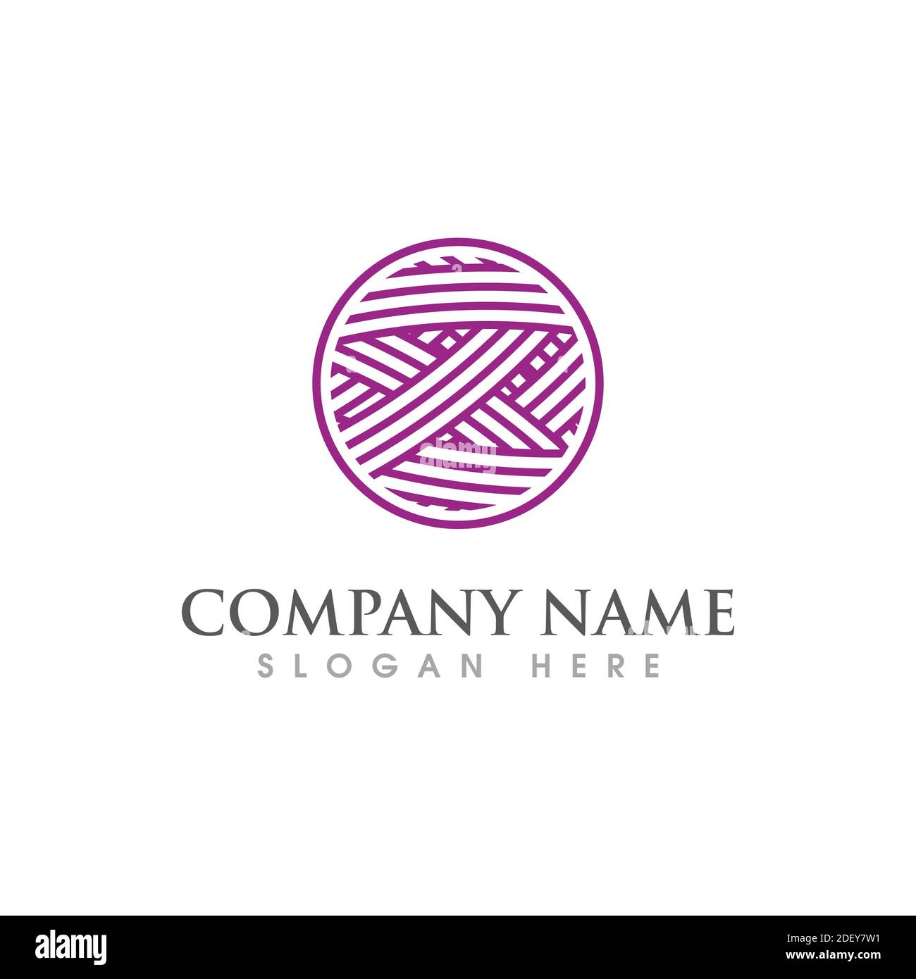 Yarn Ball Vector icon design illustration Template Stock Vector Image ...