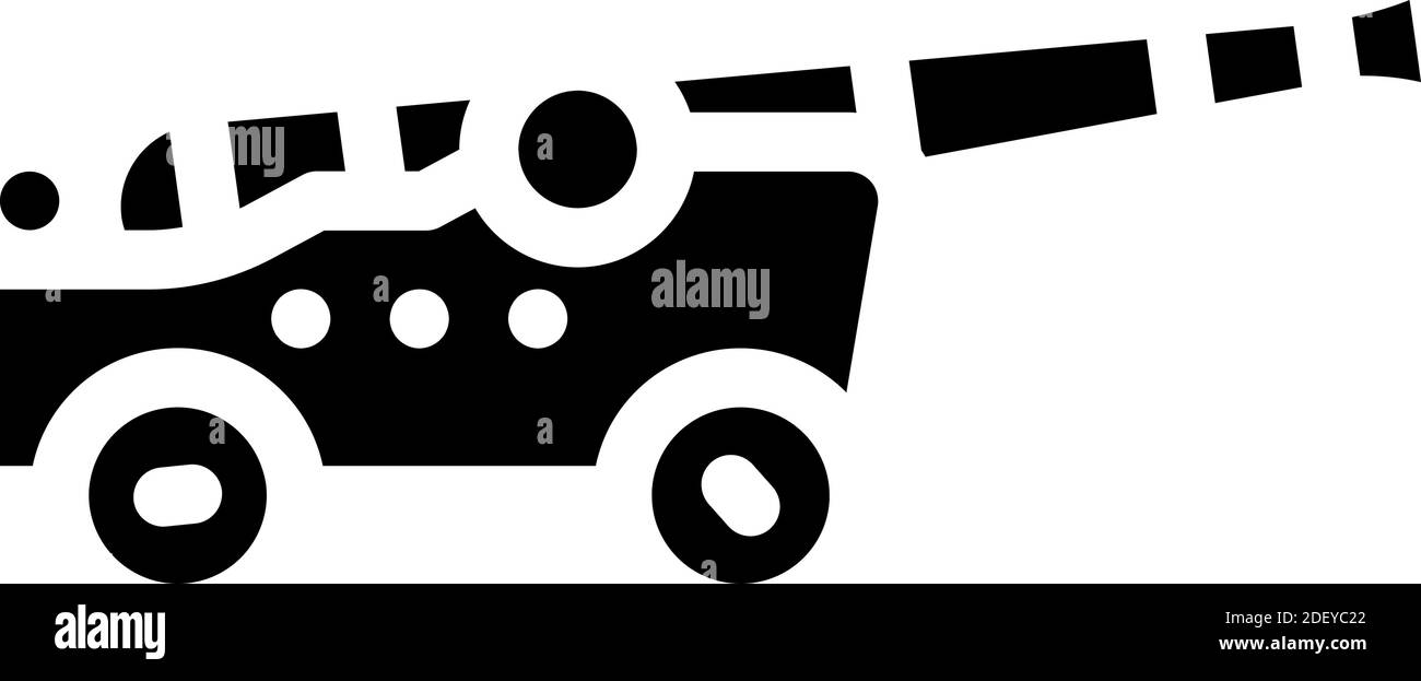 gun vintage weapon glyph icon vector illustration Stock Vector Image ...