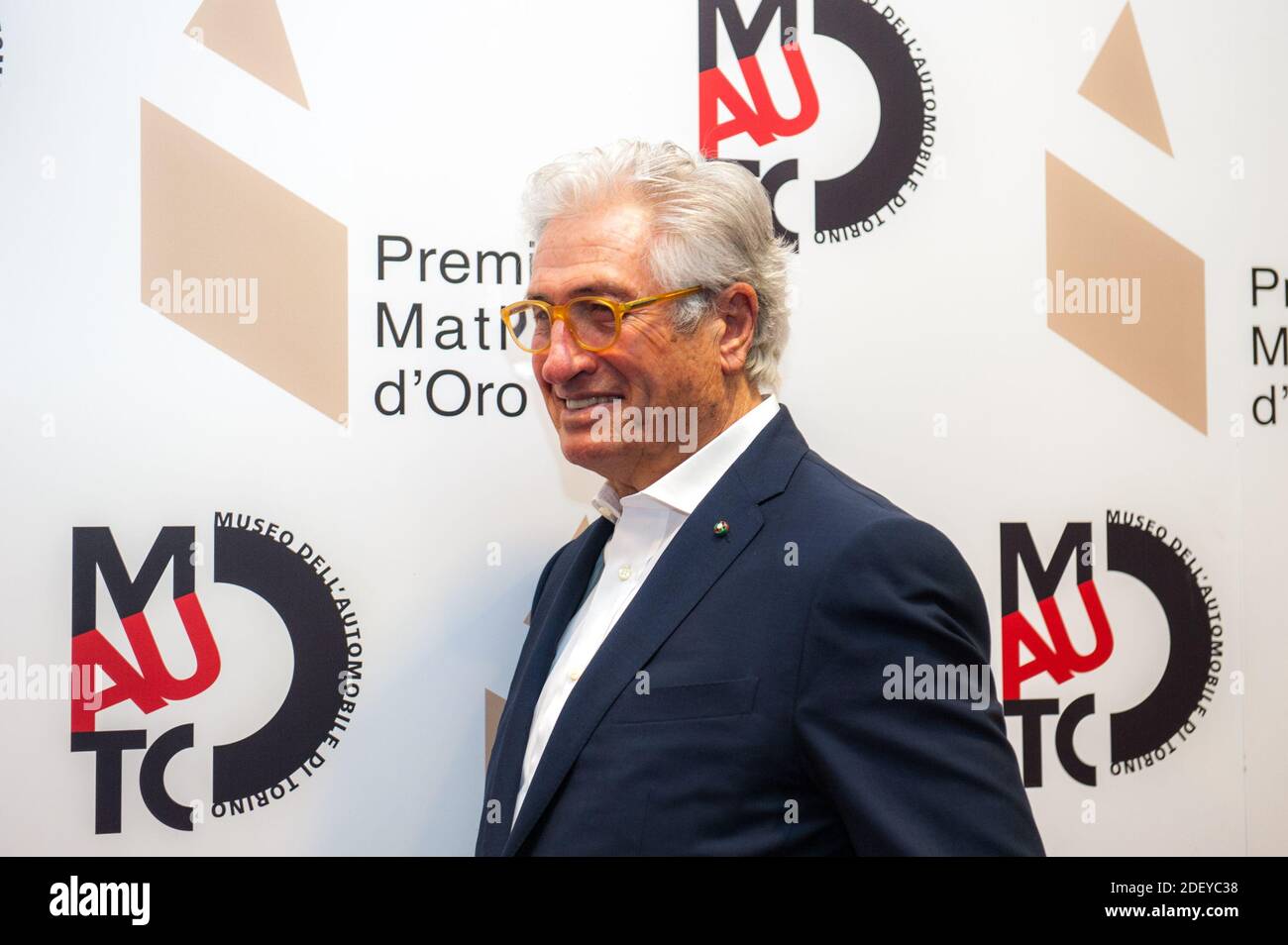 02/15/2017 Turin (Italy) Giorgetto Giugiaro on the occasion of the award ceremony at the Turin Automobile Museum Stock Photo
