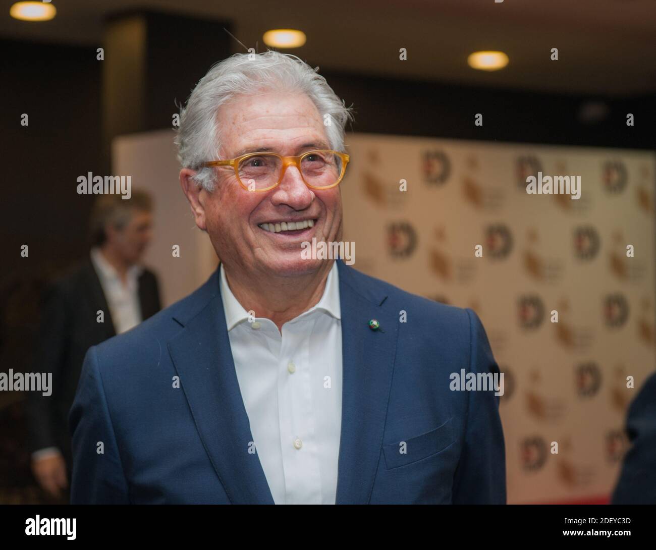 02/15/2017 Turin (Italy) The famous car designer Giorgetto Giugiaro on the occasion of the award ceremony at the Turin Automobile Museum Stock Photo