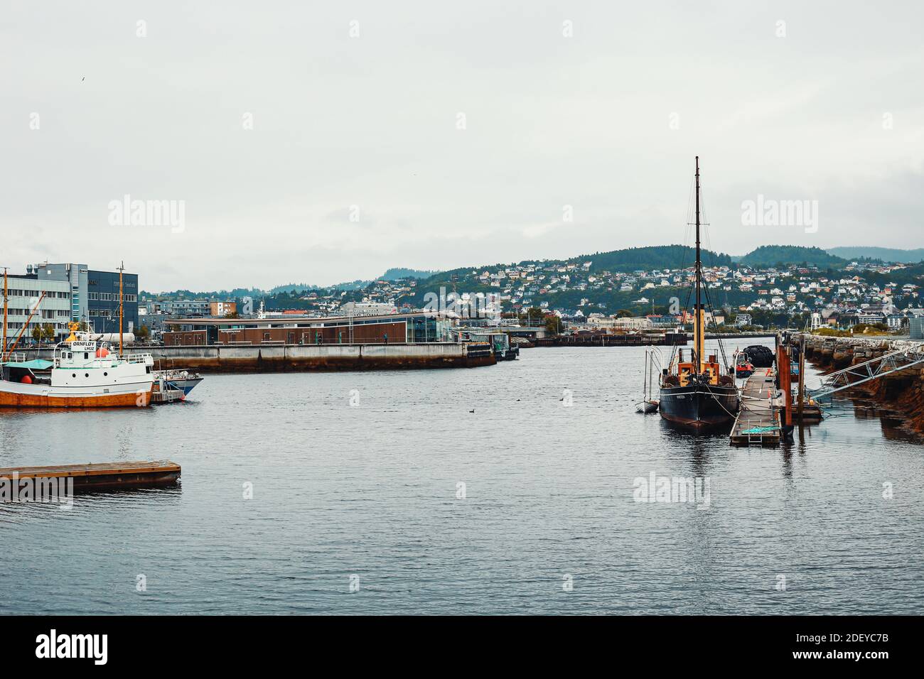 Trondheim bay, Norway Stock Photo