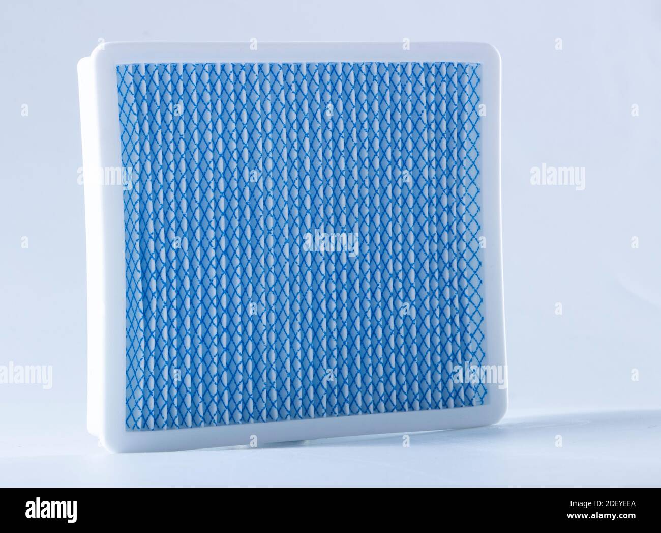 dirty dust filter. vacuum cleaner filter on white background Stock