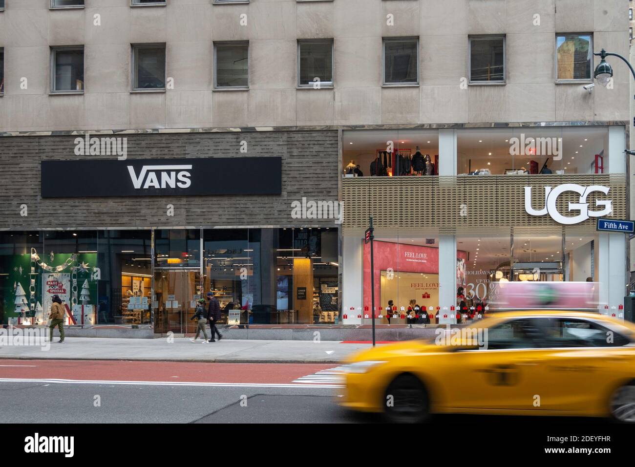 Vans and UGG Storefronts on Fifth Avenue in New York City, USA Stock Photo  - Alamy
