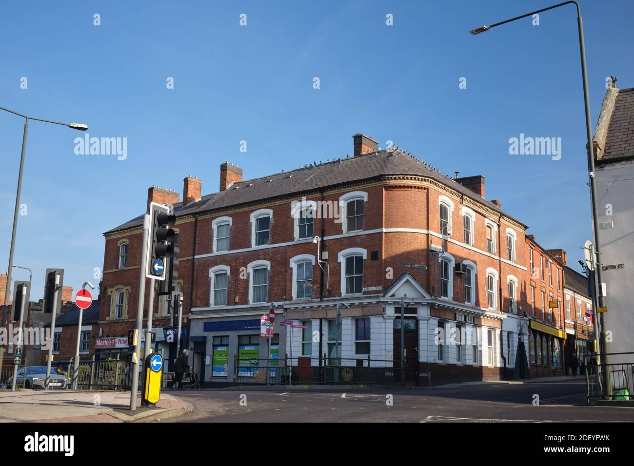 Former banking premises, Eastwood Nottingham Stock Photo