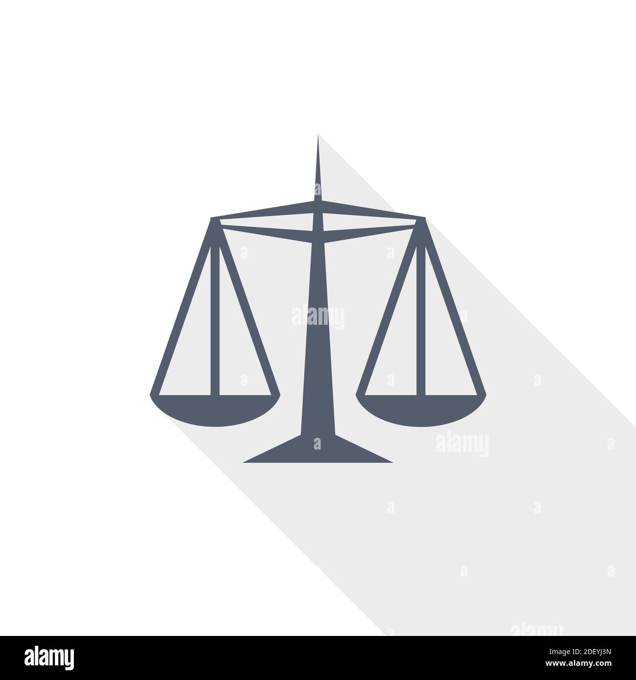Justice vector icon, flat design illustration in eps 10 Stock Vector ...