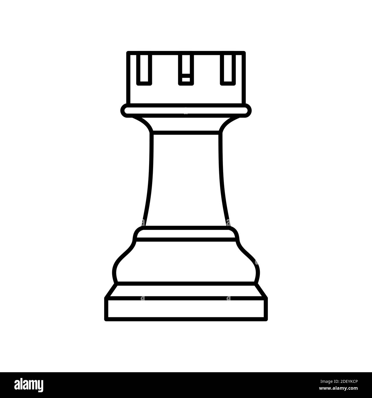 Rook, castle. Black and white rook with a description of the position on  the chessboard and moves. Educational material for beginner chess players.  8383074 Vector Art at Vecteezy