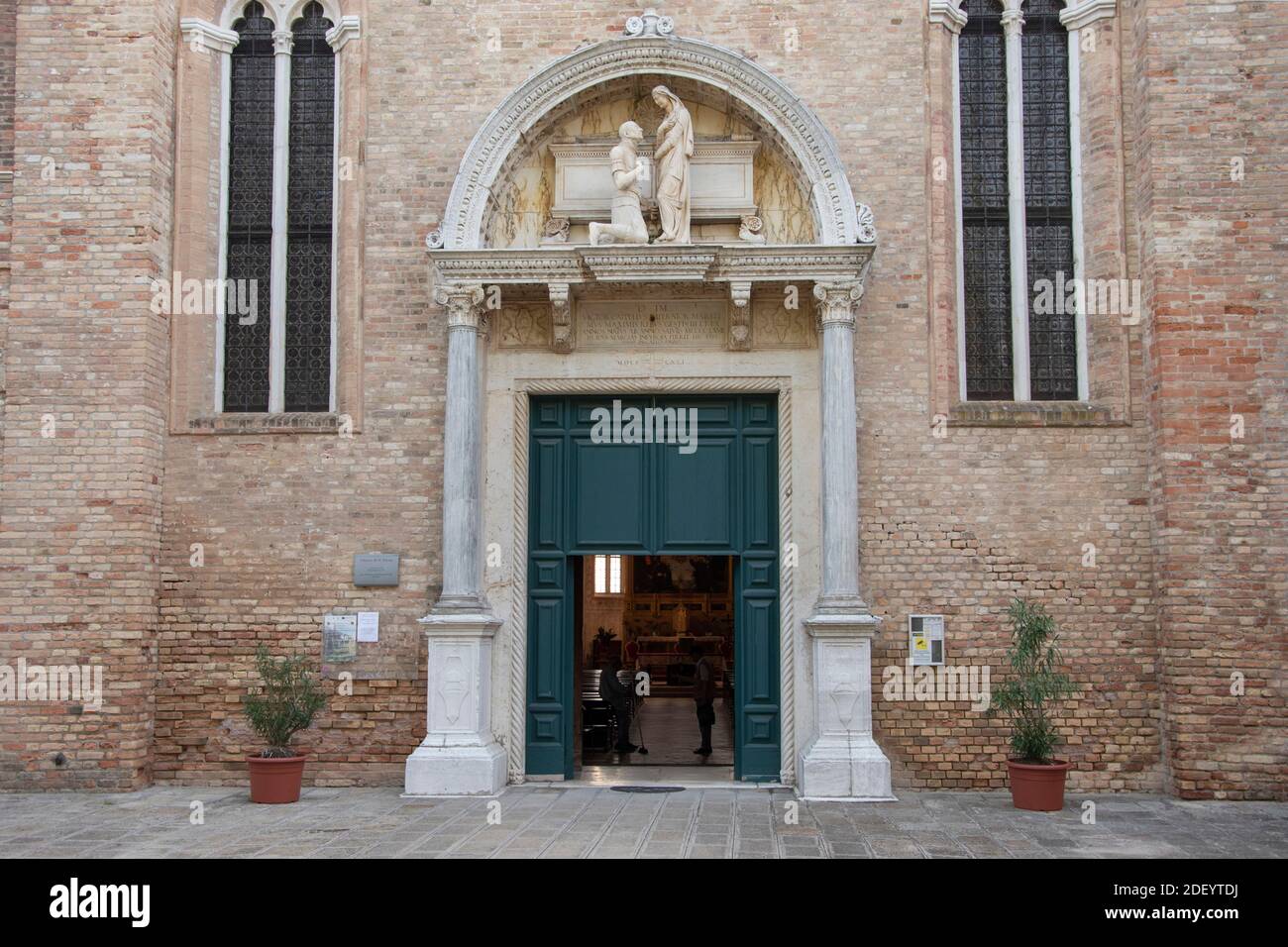 Church of Sant'Elena with attached cloister, city of Venice, Italy ...