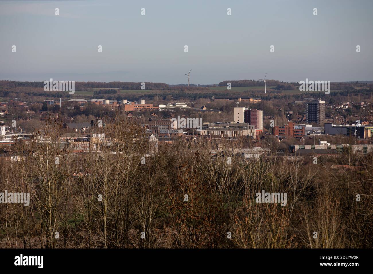 The county town of Stafford in Staffordshire, England. Sir Jonny Ive schooled here. Hospital scandal. Stafford Rangers. Izaak Walton Stock Photo