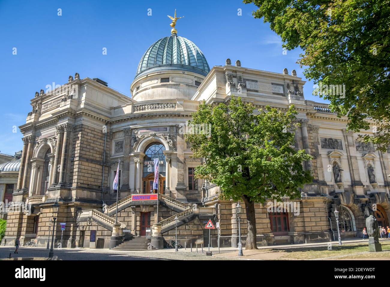Hochschule für Bildende Künste, Georg-Treu-Platz, Dresden, Sachsen, Deutschland Stock Photo