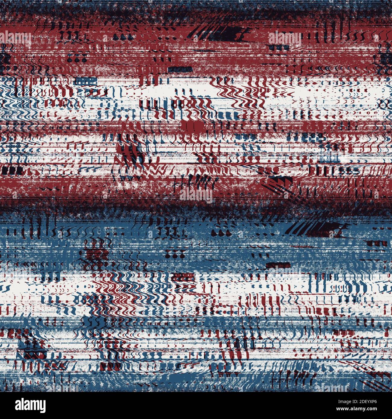 Seamless abstract pattern in red blue black white Stock Photo - Alamy