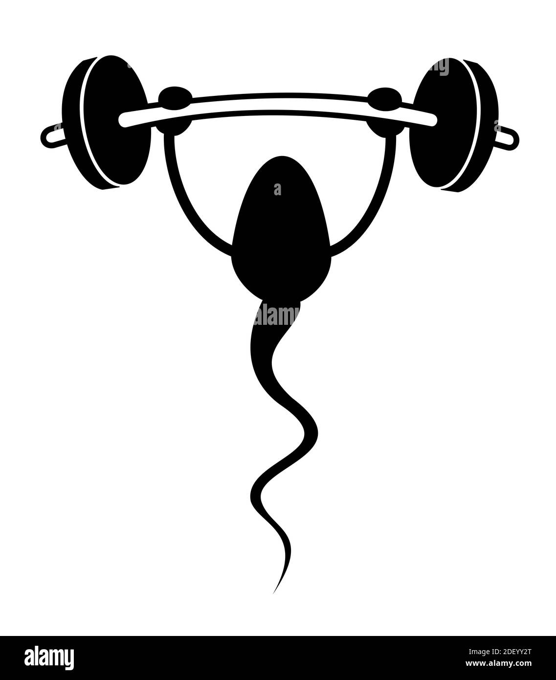 Sperm trains and practise weight lifting good condition of male semen