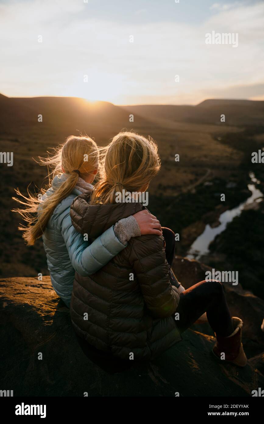 Back view preteen hires stock photography and images Alamy