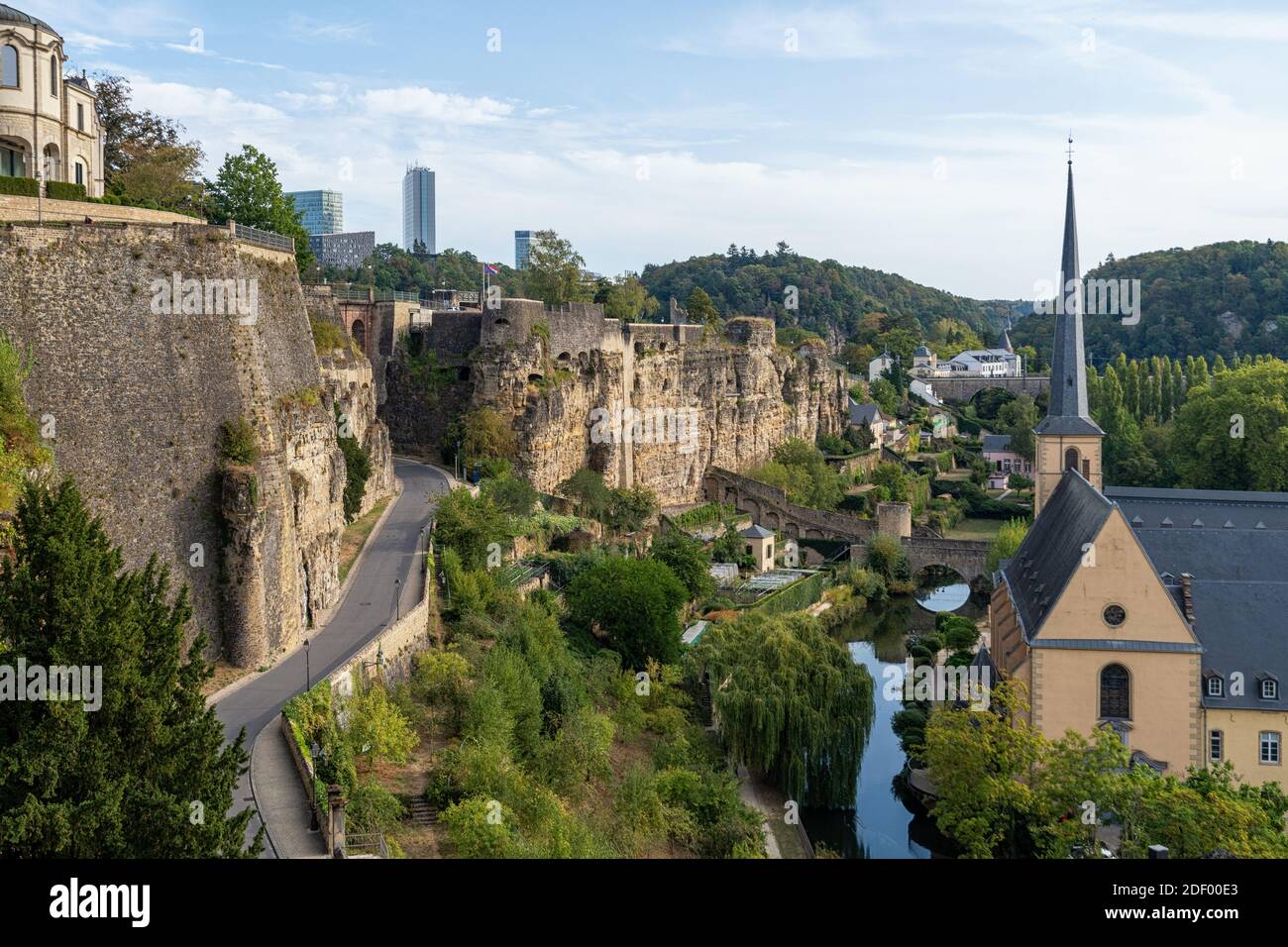 The historic casemates in Luxembourg City Stock Photo