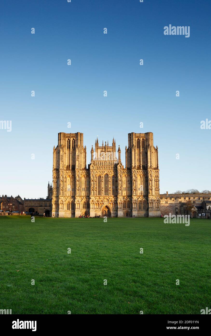 Wells Cathedral. Somerset. UK. Stock Photo