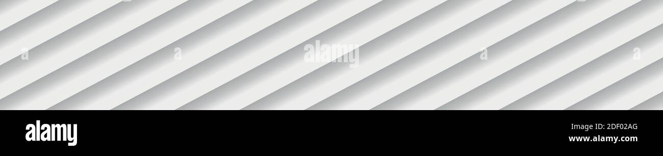 Abstract white panoramic background with lines - Vector illustration ...