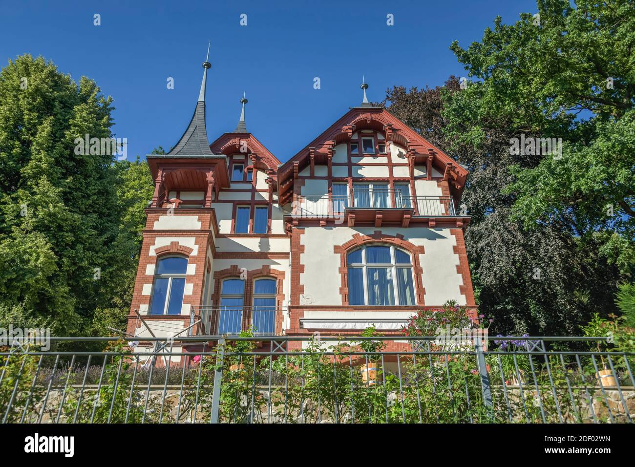 Villa, Körnerweg, Loschwitz, Dresden, Sachsen, Deutschland Stock Photo